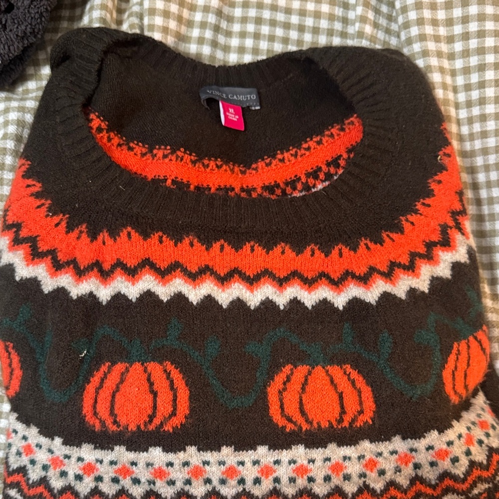 Vince Camuto Pumpkin Sweater